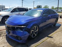 Honda salvage cars for sale: 2022 Honda Accord Sport SE