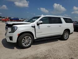 Salvage cars for sale at Houston, TX auction: 2021 GMC Yukon XL C1500 SLT