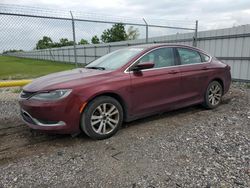 Salvage cars for sale at Houston, TX auction: 2015 Chrysler 200 Limited