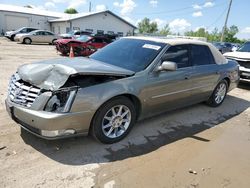 Salvage cars for sale from Copart Pekin, IL: 2010 Cadillac DTS Luxury Collection