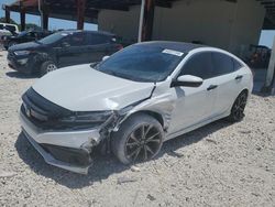 Salvage cars for sale at Homestead, FL auction: 2020 Honda Civic Sport