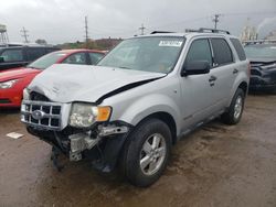 Salvage cars for sale at Chicago Heights, IL auction: 2008 Ford Escape XLT