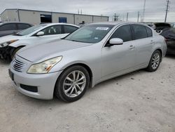 Salvage cars for sale at Haslet, TX auction: 2007 Infiniti G35