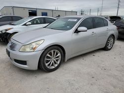 Salvage cars for sale from Copart Haslet, TX: 2007 Infiniti G35