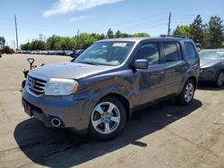 Vehiculos salvage en venta de Copart Denver, CO: 2015 Honda Pilot EXL