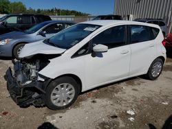 Salvage cars for sale from Copart Franklin, WI: 2016 Nissan Versa Note S