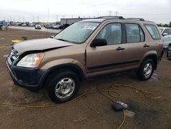 Salvage cars for sale at Elgin, IL auction: 2002 Honda CR-V LX