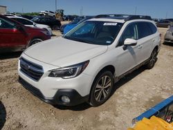 Salvage cars for sale at Temple, TX auction: 2019 Subaru Outback 2.5I Limited