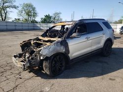Salvage cars for sale at West Mifflin, PA auction: 2018 Ford Explorer XLT