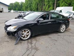 Salvage cars for sale from Copart East Granby, CT: 2009 Nissan Maxima S