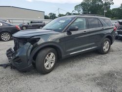 Salvage cars for sale from Copart Gastonia, NC: 2021 Ford Explorer XLT