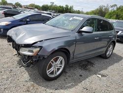 Salvage cars for sale at Riverview, FL auction: 2016 Audi Q5 Premium Plus S-Line