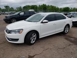 Salvage cars for sale from Copart Chalfont, PA: 2012 Volkswagen Passat SE