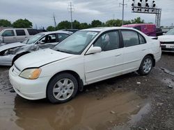 Salvage cars for sale from Copart Columbus, OH: 2002 Honda Civic EX
