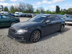 Salvage cars for sale from Copart Portland, OR: 2011 Audi A4 Premium Plus