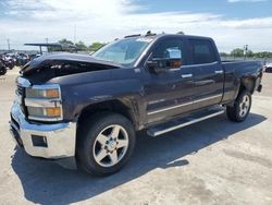 Chevrolet Silverado k2500 Heavy Duty ltz salvage cars for sale: 2015 Chevrolet Silverado K2500 Heavy Duty LTZ