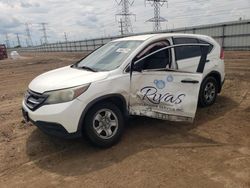 Salvage cars for sale from Copart Elgin, IL: 2012 Honda CR-V LX