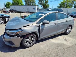 Salvage cars for sale at Moraine, OH auction: 2019 Chevrolet Cruze LT