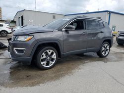 Salvage cars for sale at New Orleans, LA auction: 2018 Jeep Compass Limited