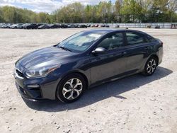 Salvage cars for sale at North Billerica, MA auction: 2019 KIA Forte FE