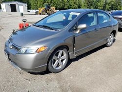 Salvage cars for sale from Copart Arlington, WA: 2007 Honda Civic EX