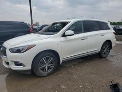 Salvage cars for sale at Indianapolis, IN auction: 2018 Infiniti QX60