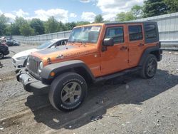 Salvage cars for sale at Grantville, PA auction: 2010 Jeep Wrangler Unlimited Sport