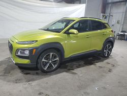 Salvage cars for sale at North Billerica, MA auction: 2019 Hyundai Kona Ultimate