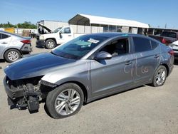 Salvage cars for sale at Fresno, CA auction: 2019 Hyundai Elantra SEL