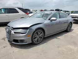 Audi a7 salvage cars for sale: 2017 Audi A7 Prestige