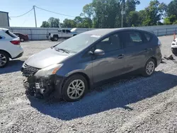 Salvage cars for sale at Gastonia, NC auction: 2012 Toyota Prius V