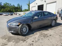 Salvage cars for sale at Savannah, GA auction: 2016 Ford Fusion SE
