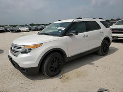 Salvage cars for sale at San Antonio, TX auction: 2015 Ford Explorer XLT