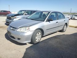 Salvage cars for sale from Copart Tucson, AZ: 2004 Honda Civic DX VP