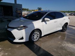 Salvage cars for sale from Copart West Palm Beach, FL: 2018 Toyota Corolla L