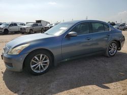 Salvage cars for sale at Houston, TX auction: 2009 Infiniti G37 Base