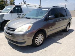 Vehiculos salvage en venta de Copart Rancho Cucamonga, CA: 2004 Toyota Sienna CE