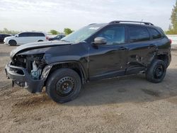 Salvage cars for sale from Copart London, ON: 2015 Jeep Cherokee Trailhawk
