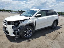 Toyota Highlander salvage cars for sale: 2019 Toyota Highlander SE