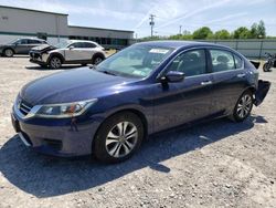 Salvage cars for sale at Leroy, NY auction: 2015 Honda Accord LX