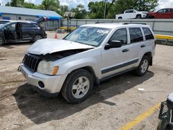 Salvage cars for sale at Wichita, KS auction: 2005 Jeep Grand Cherokee Laredo