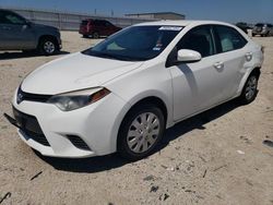 Toyota Corolla l salvage cars for sale: 2016 Toyota Corolla L