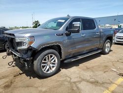 Salvage cars for sale at Woodhaven, MI auction: 2021 GMC Sierra K1500 SLT