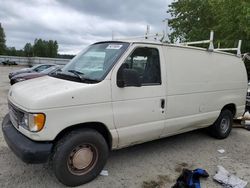 Salvage cars for sale from Copart Arlington, WA: 1993 Ford Econoline E150 Van