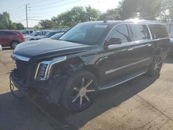 Cadillac salvage cars for sale: 2015 Cadillac Escalade ESV Luxury