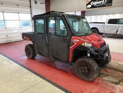 Salvage motorcycles for sale at Angola, NY auction: 2018 Polaris Ranger Crew XP 1000 EPS Northstar Hvac Edition