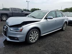 Salvage cars for sale at East Granby, CT auction: 2015 Audi A4 Premium