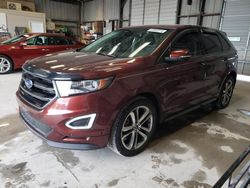 Salvage cars for sale at Kansas City, KS auction: 2016 Ford Edge Sport