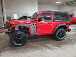 Salvage cars for sale at Davison, MI auction: 2020 Jeep Wrangler Sport