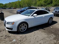 Salvage cars for sale at Marlboro, NY auction: 2010 Audi A5 Premium